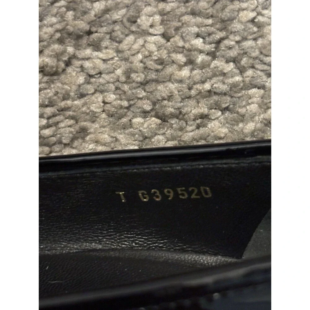 Chanel Shoes Loafers Flats CC Logo Black Size 37 US 7